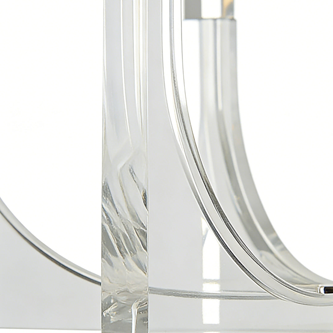 Acrylic Chandeliers with Elegant Minimalist Design Chic Ceiling Light