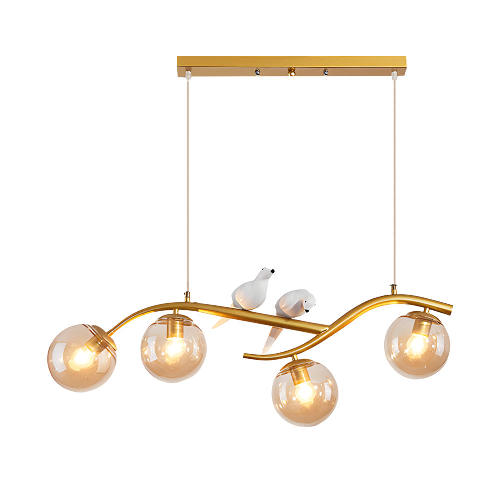 Tree Branch Pendant Light Farmhouse Bird Ceiling Light