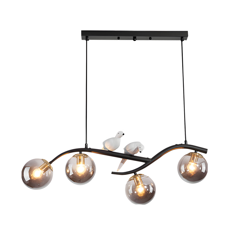 Tree Branch Pendant Light Farmhouse Bird Ceiling Light