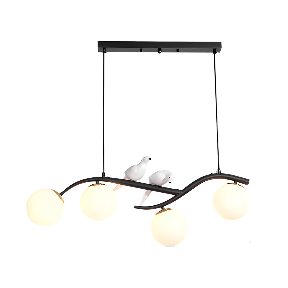 Tree Branch Pendant Light Farmhouse Bird Ceiling Light