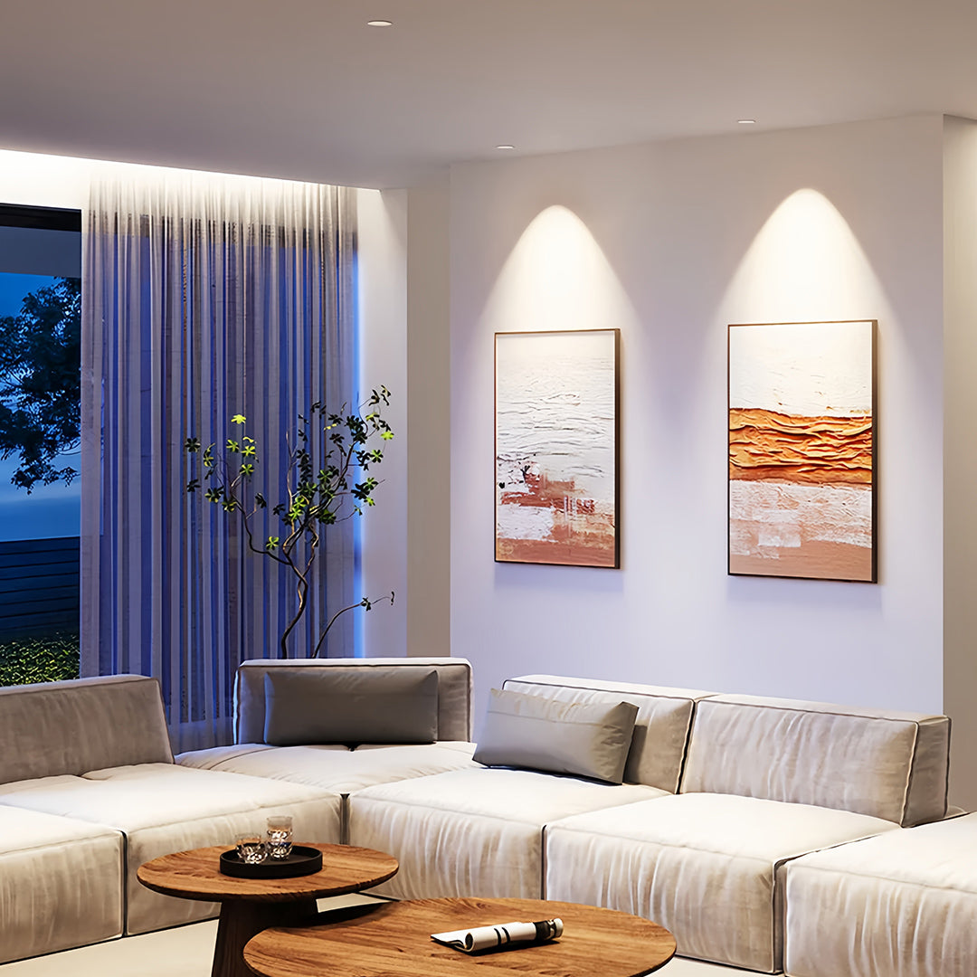 Trimless Recessed Downlights Round Spot Integrated LED Ceiling Light