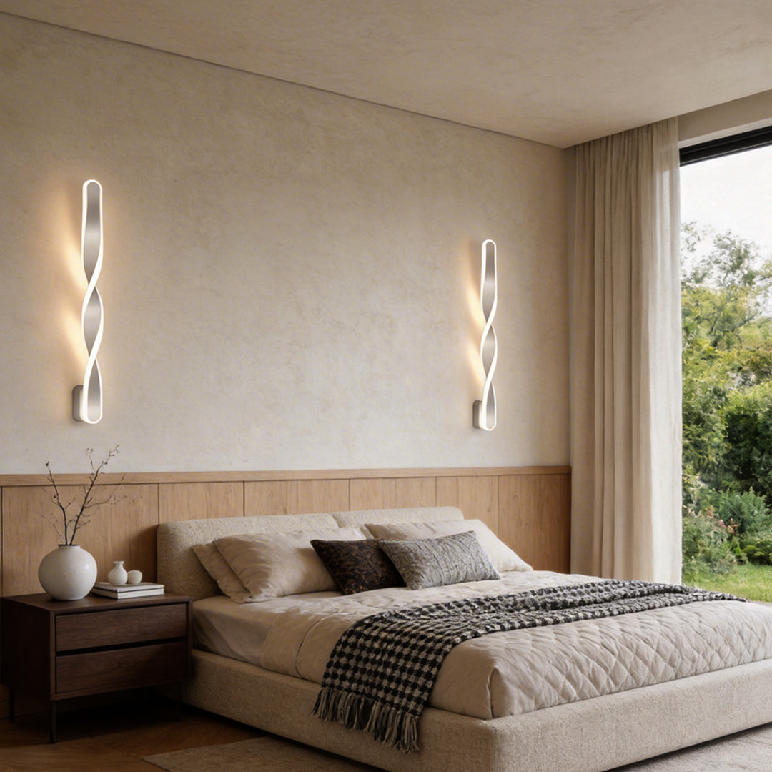 Twisted LED Wall Lights Creative Spiral-Shaped LED Light