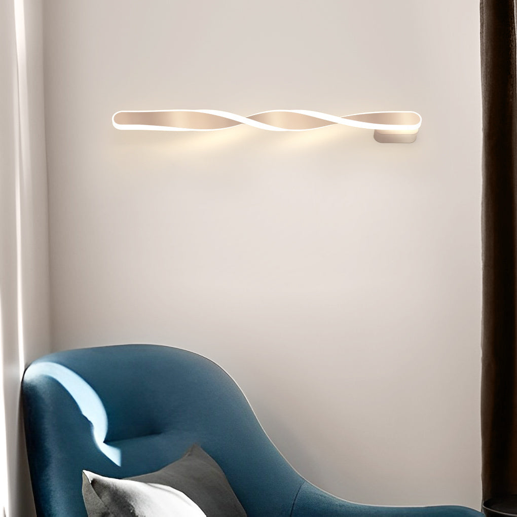 Twisted LED Wall Lights Creative Spiral-Shaped LED Light