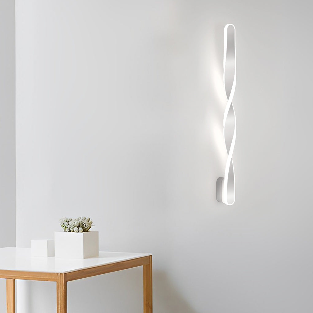 Twisted LED Wall Lights Creative Spiral-Shaped LED Light