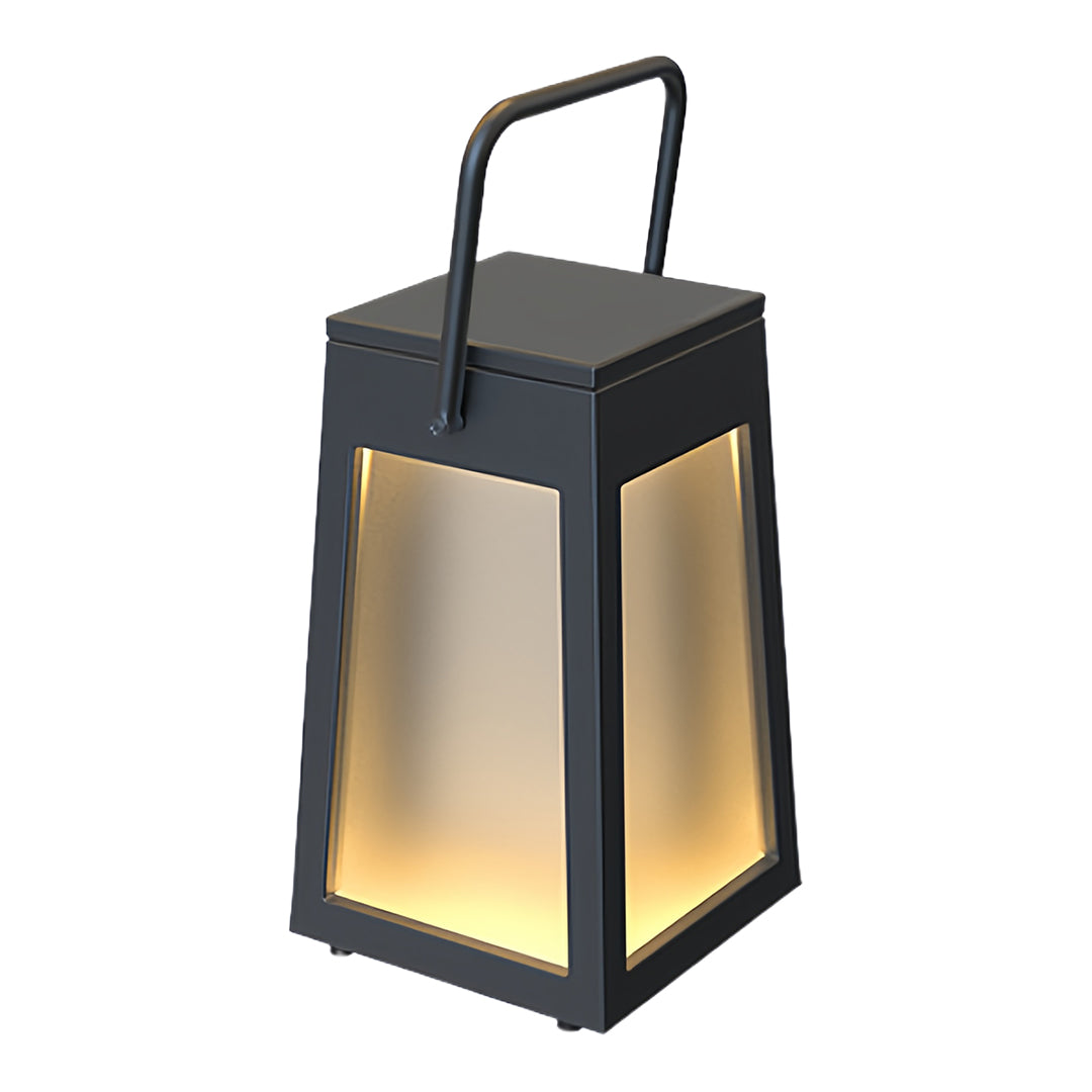 Camping Lantern Black Finish Waterproof Chic Light