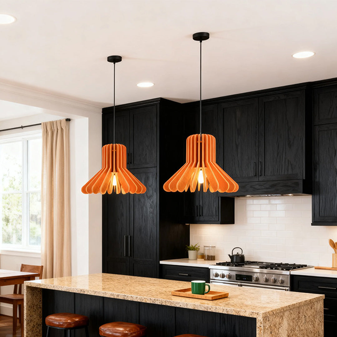 Tiny Pendant Lights Sound-Dampening Felt and Iron Body Ceiling Lights