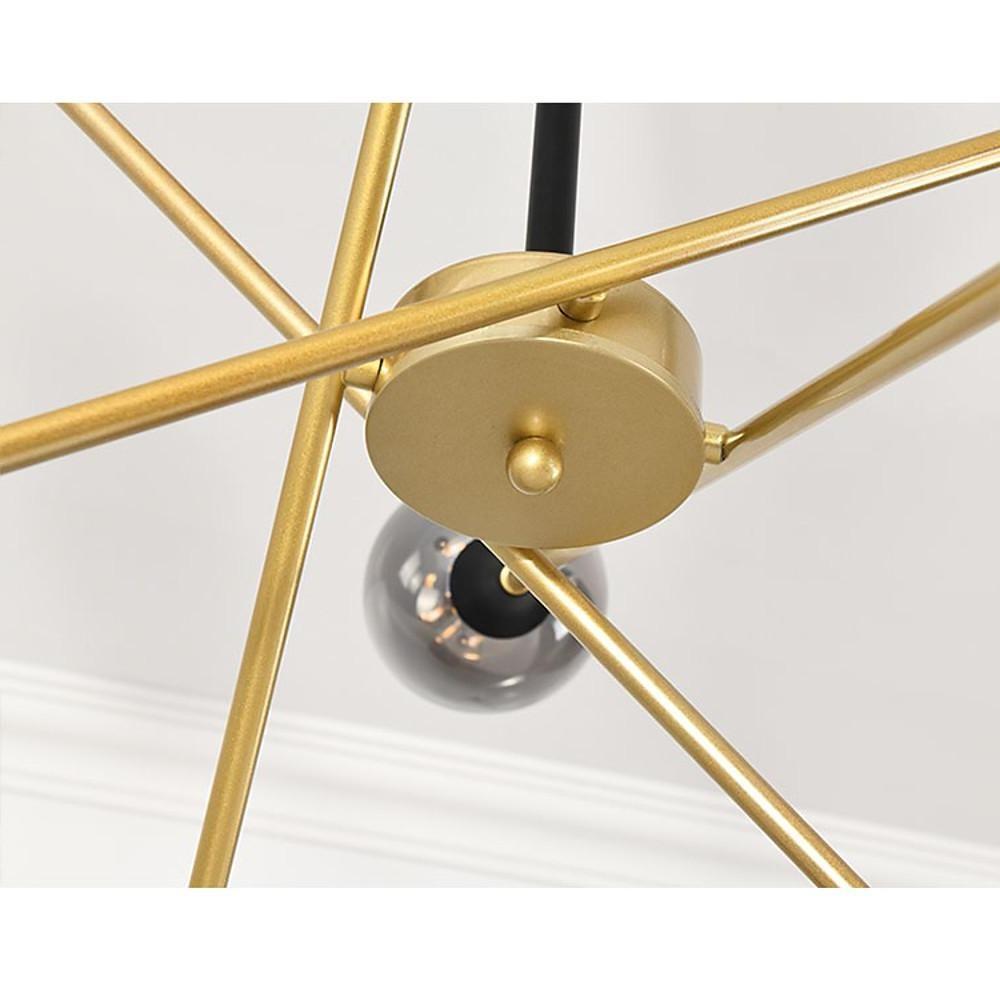 LED Modern Glass Sputnik Chandelier Ceiling Light Hanging Lamp