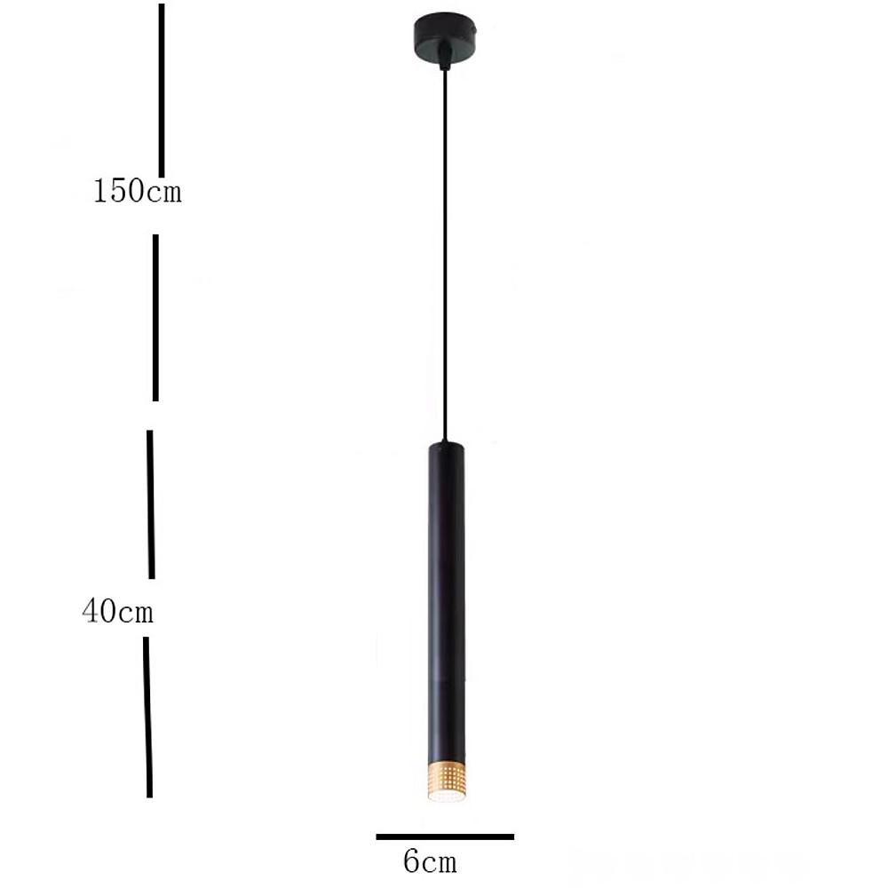 Elongated LED Industrial Linear Pendant Light Metal Hanging Lighting