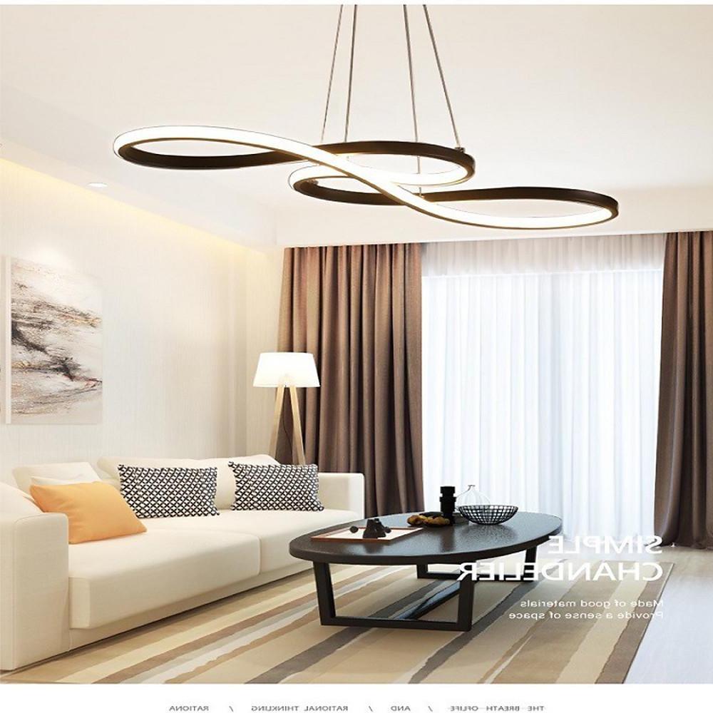Ribbon LED Pendant Light Nordic Geometrical Linear Ceiling Lights