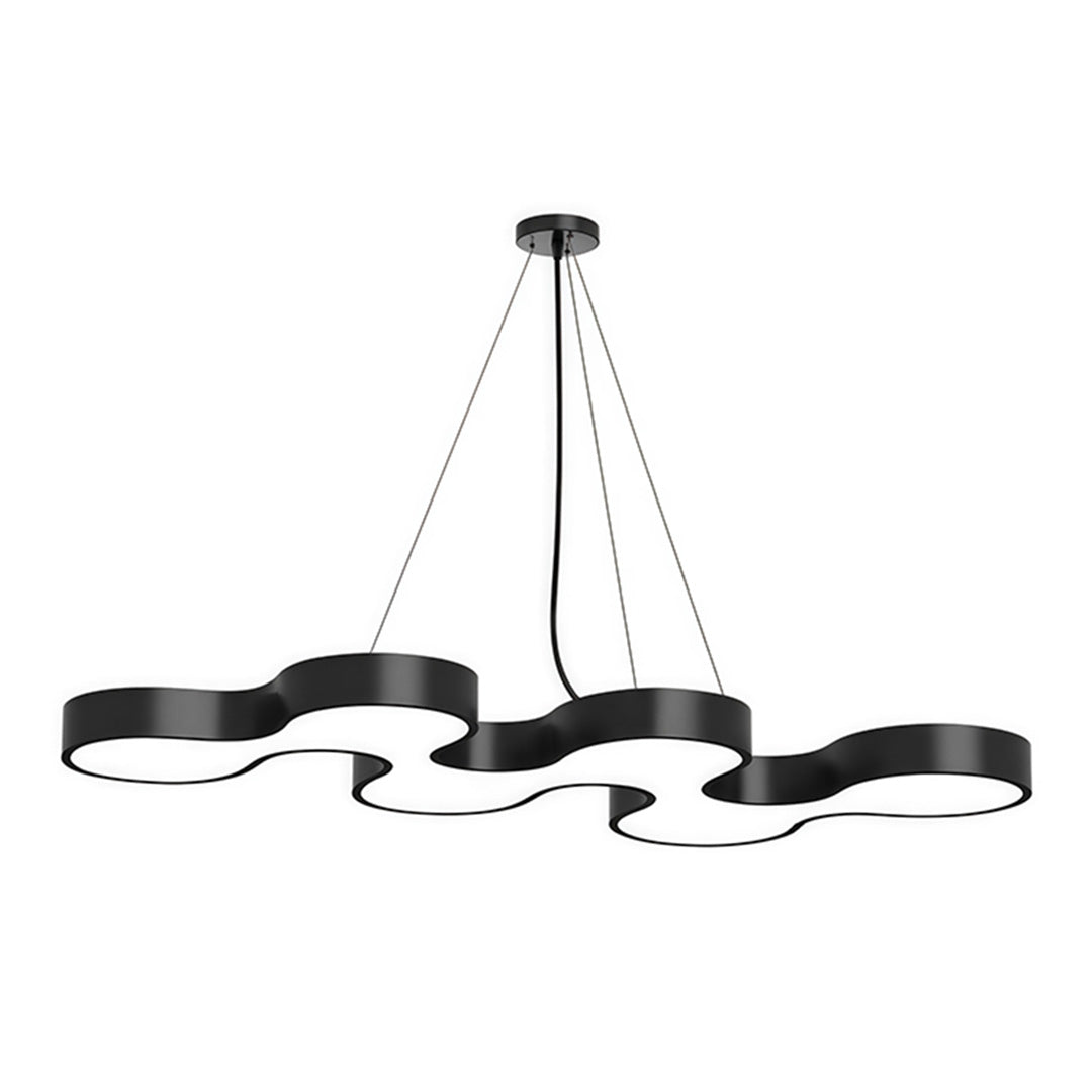 Unique Modern Chandelier S-Shaped Coral Design LED Light
