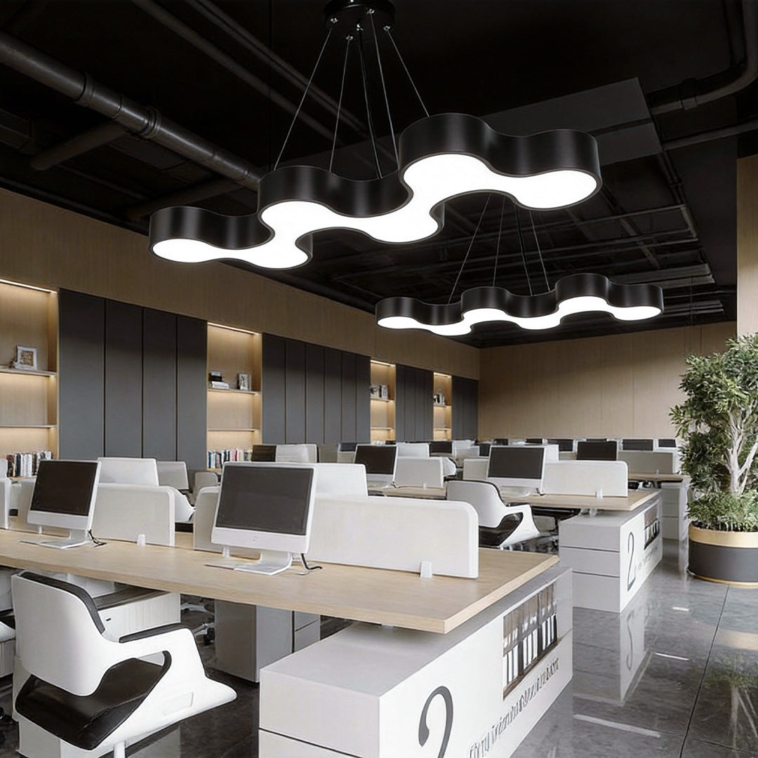 Unique Modern Chandelier S-Shaped Coral Design LED Light