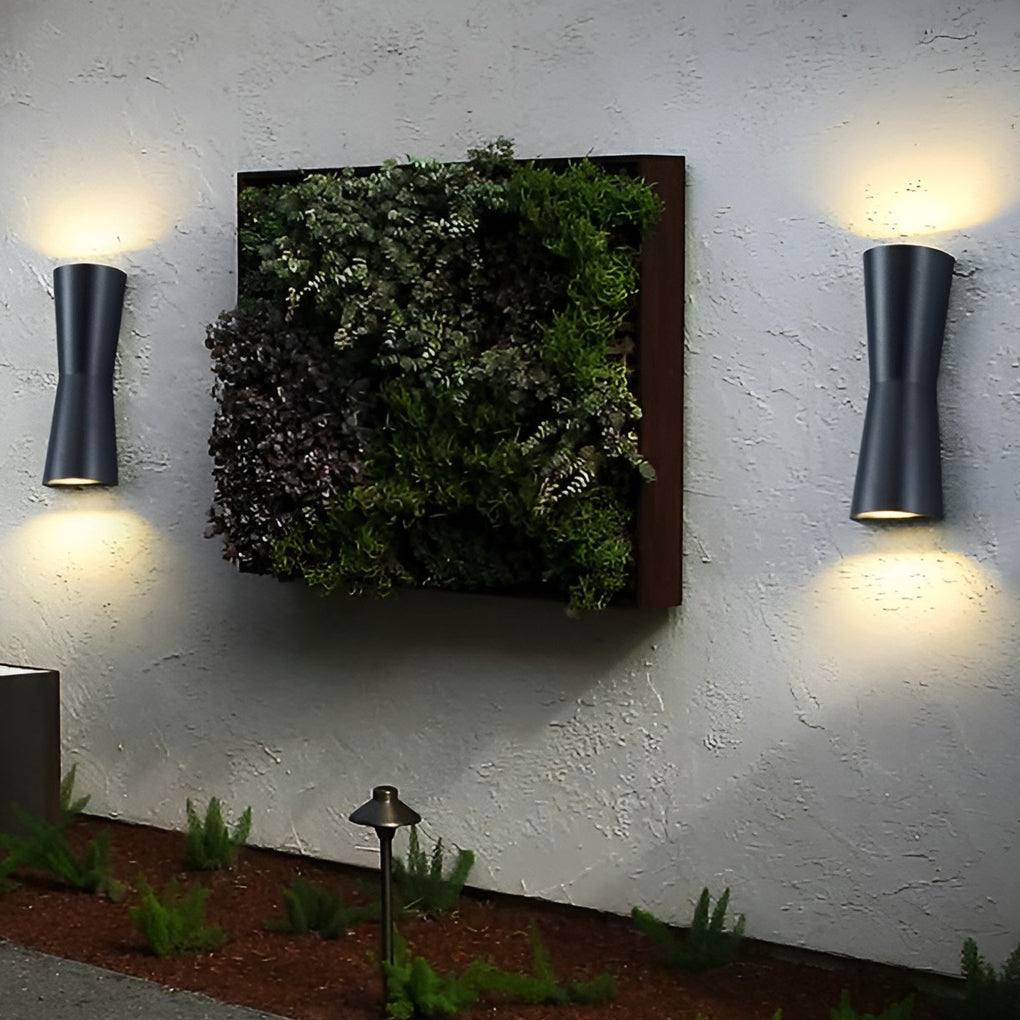 [Open-Box] Waterproof LED Up and Down Lights Modern Wall Lamp Wall Washer Light