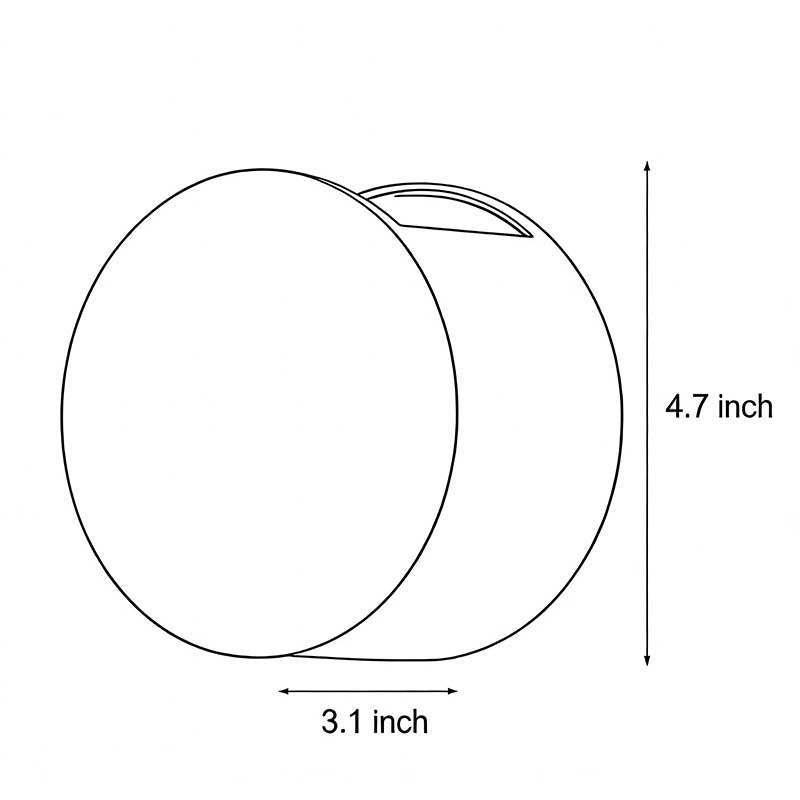 Up and Down Wall Lights Round Waterproof LED Light