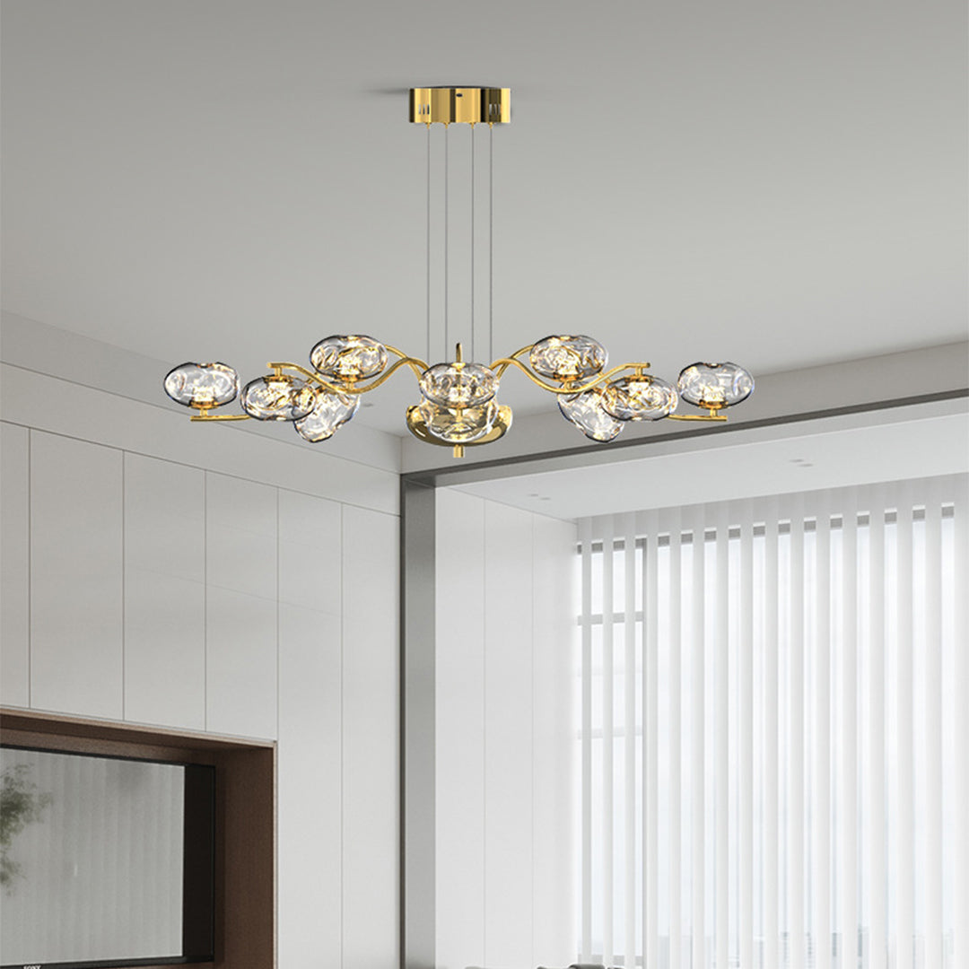 Modern LED Chandelier wide-spectrum Magic Bean Glass Light