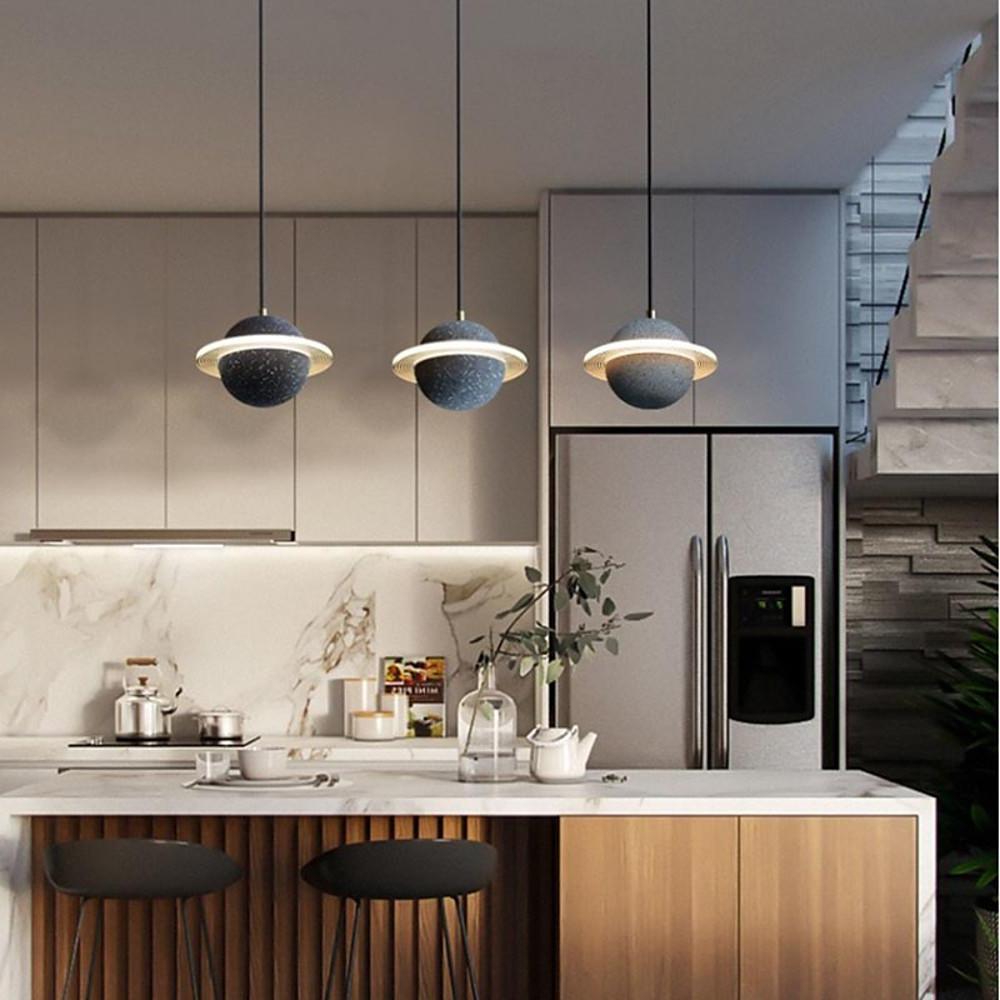 Saturn Acrylic Pendant Lighting LED Modern Ceiling Lighting