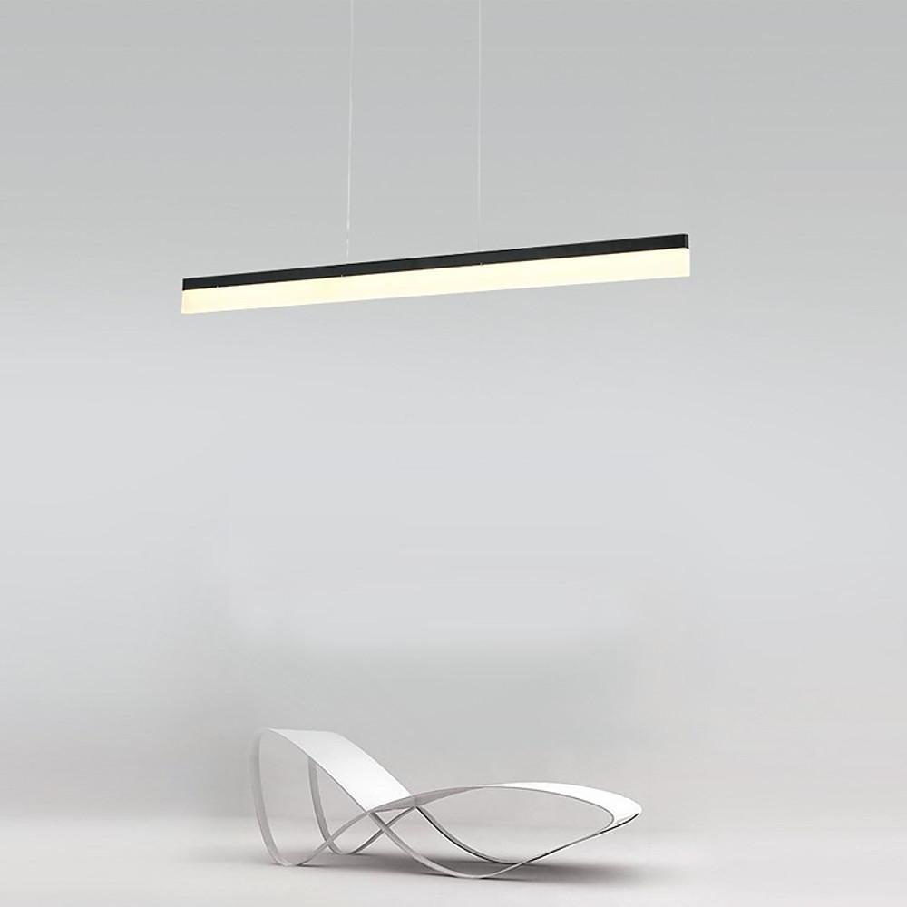 Modern Aluminum Acrylic Pendant Lights Elongated Linear Ceiling Lights