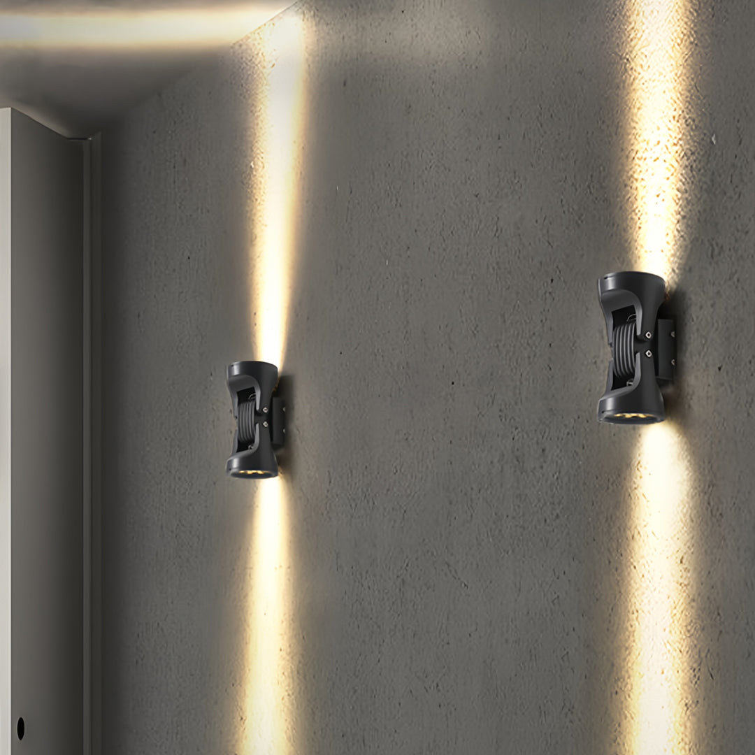 Two Light Wall Sconce Outdoor Waterproof LED Light