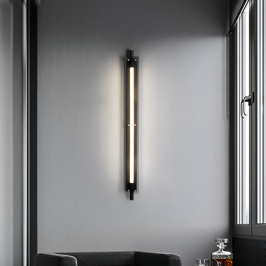 LED Wall Strip Lights Black for Hallways Up-Down Linear Lamp