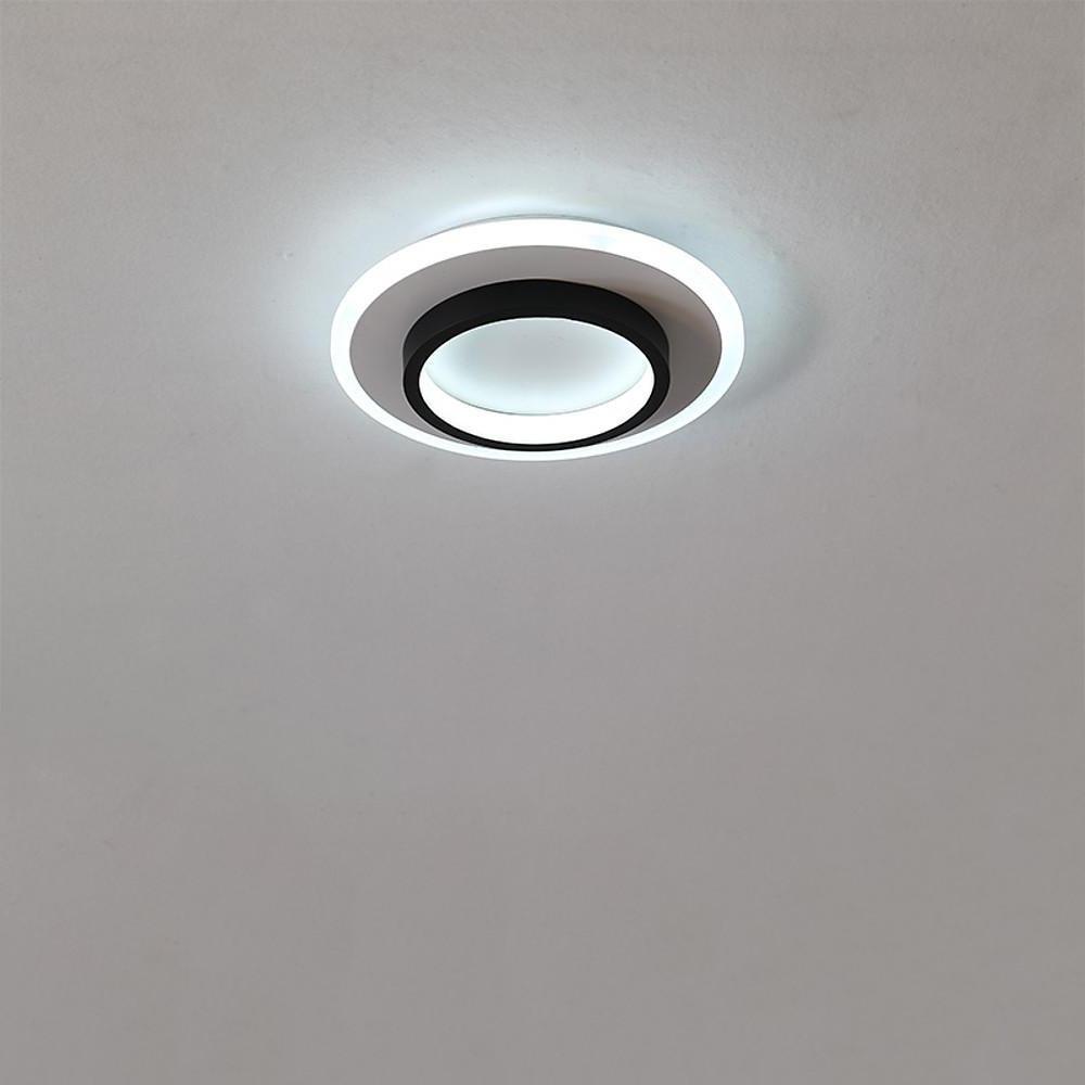 Modern Layered LED Light Ring Ceiling Fixture | Flush Mount 3 Circle Lamp