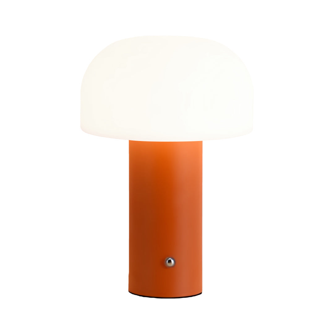 Novelty Table Lamps Iron Base and Rotomolded Mushroom Shade Lamp