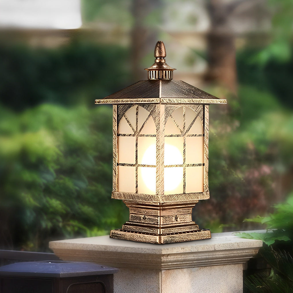 Street Light Pillar Retro Creative Waterproof Modern Outdoor Light