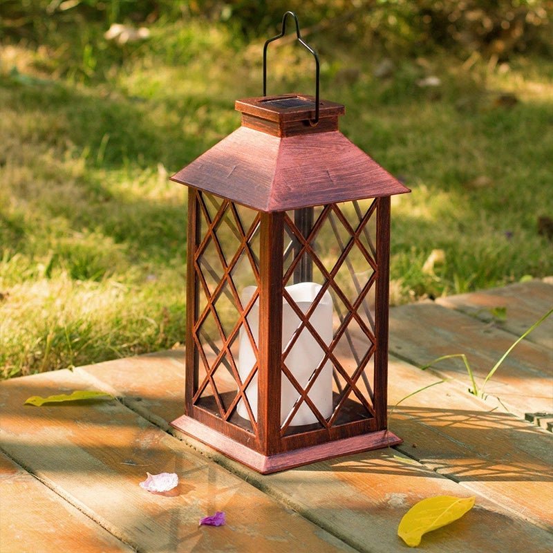 Vintage Garden Lanterns Italian Bronze Solar Outdoor Light