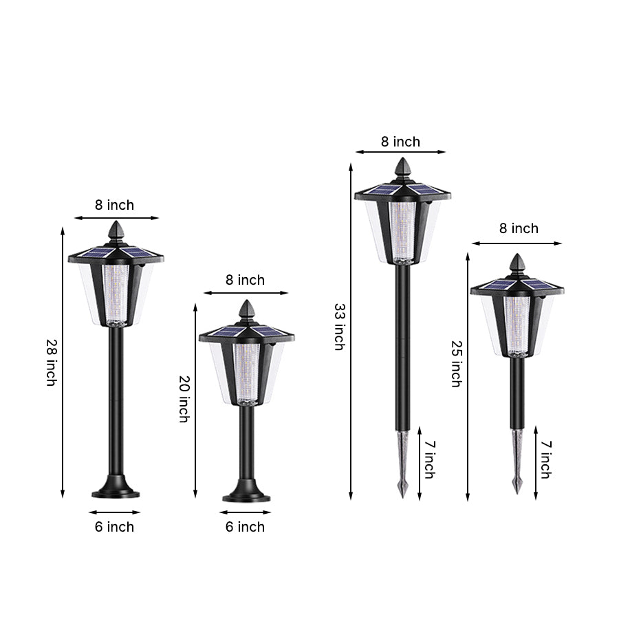 Lawn Stakes For Lights Solar-Powered LED Waterproof