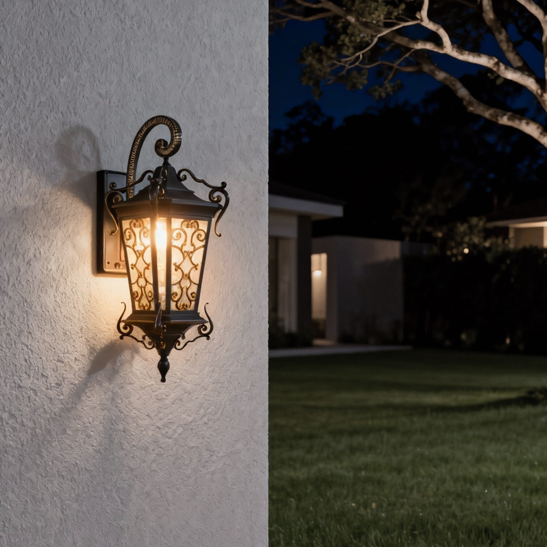 Antique Outdoor Wall Sconces Waterproof European Lamp