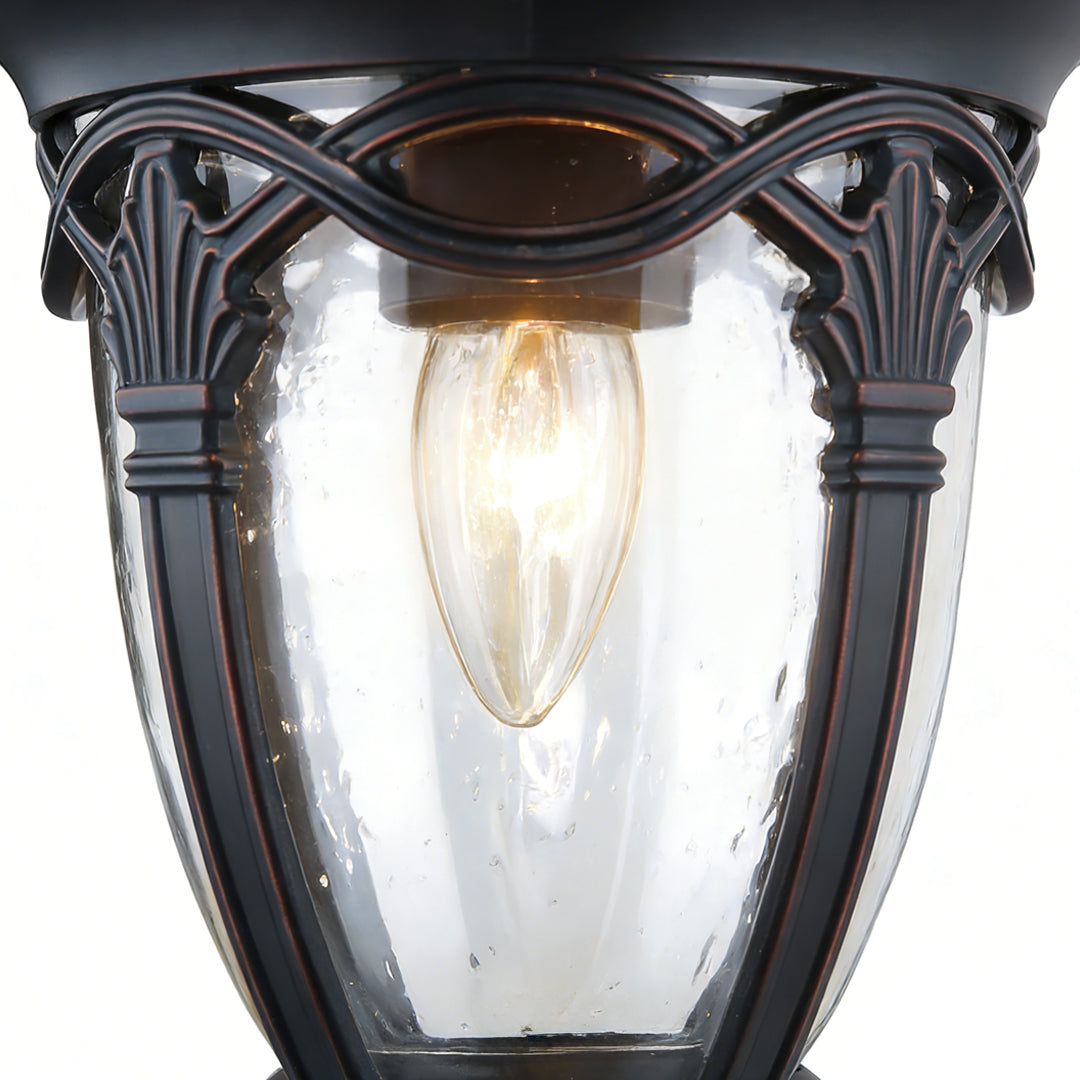 Pendant Porch Light with Adjustable Chain Outdoor Waterproof Light