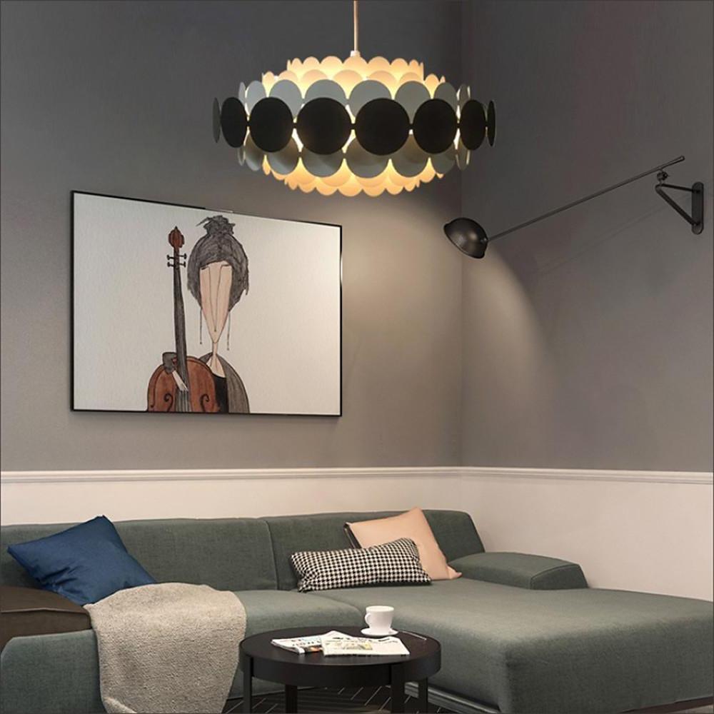Circles Frills Blue Pendant Light Metal Stylish Ceiling Light