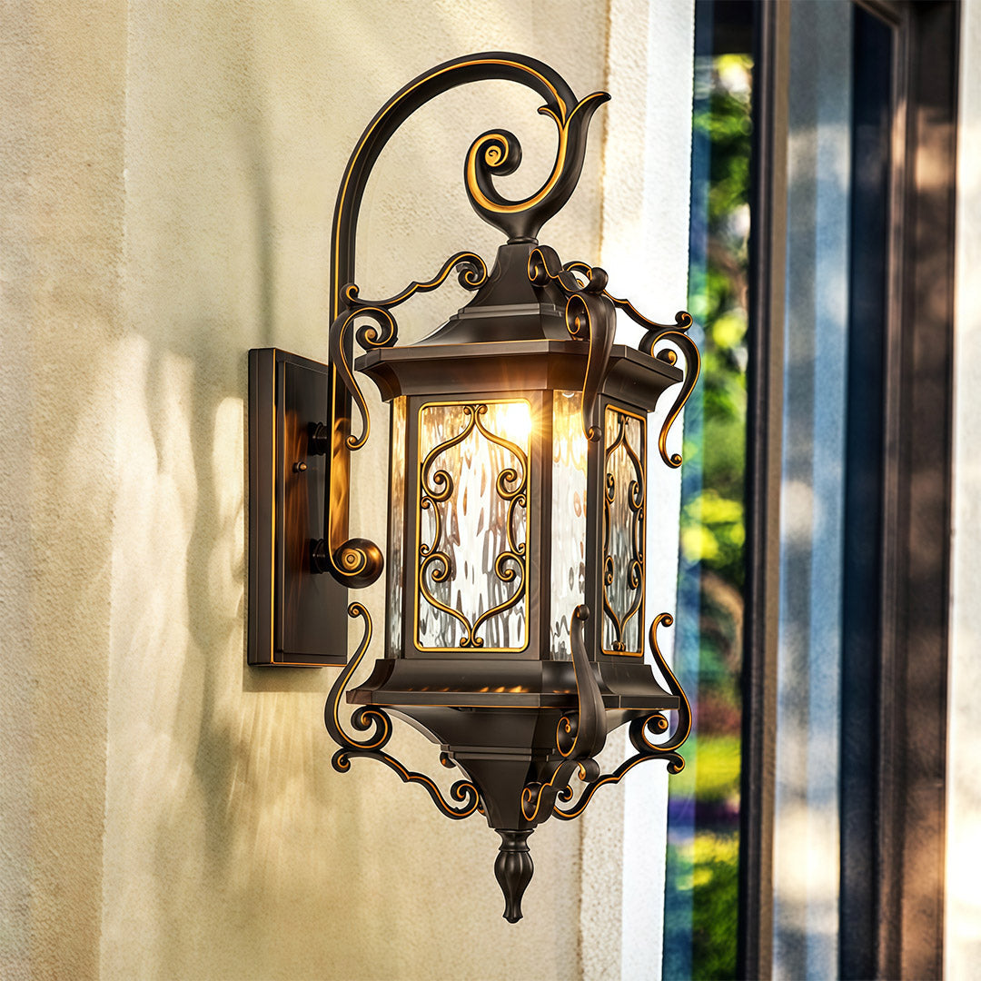 Outdoor Wall Sconce Lights European-Style Waterproof Lamp