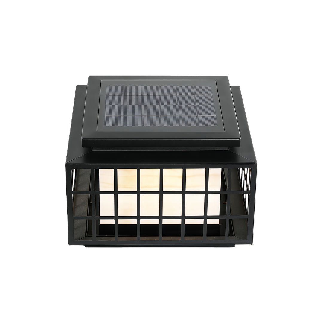 Modern Gate Pillar Lights Outdoor Waterproof Metal Lamp