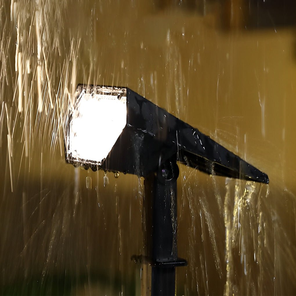 Flood Spike Light Adjustable Angle Solar Spotlight