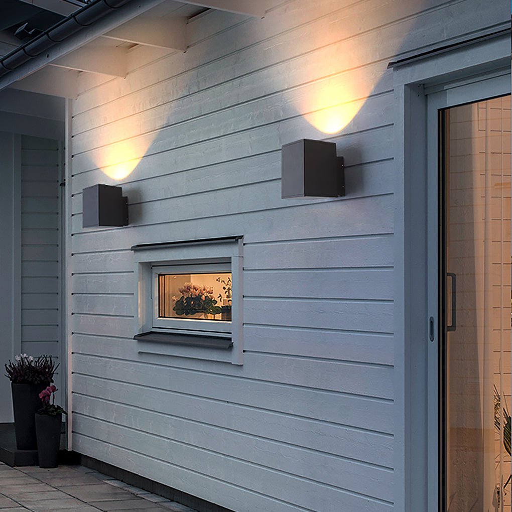[Open-Box]Waterproof LED Exterior Wall Sconces for Villa Outdoor Patio Balcony