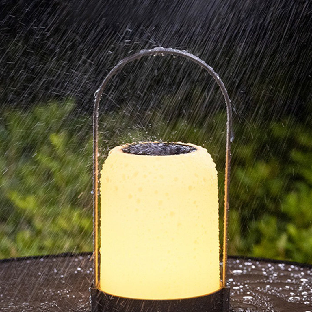 Solar-Powered Handheld Light Waterproof USB Rechargeable Portable