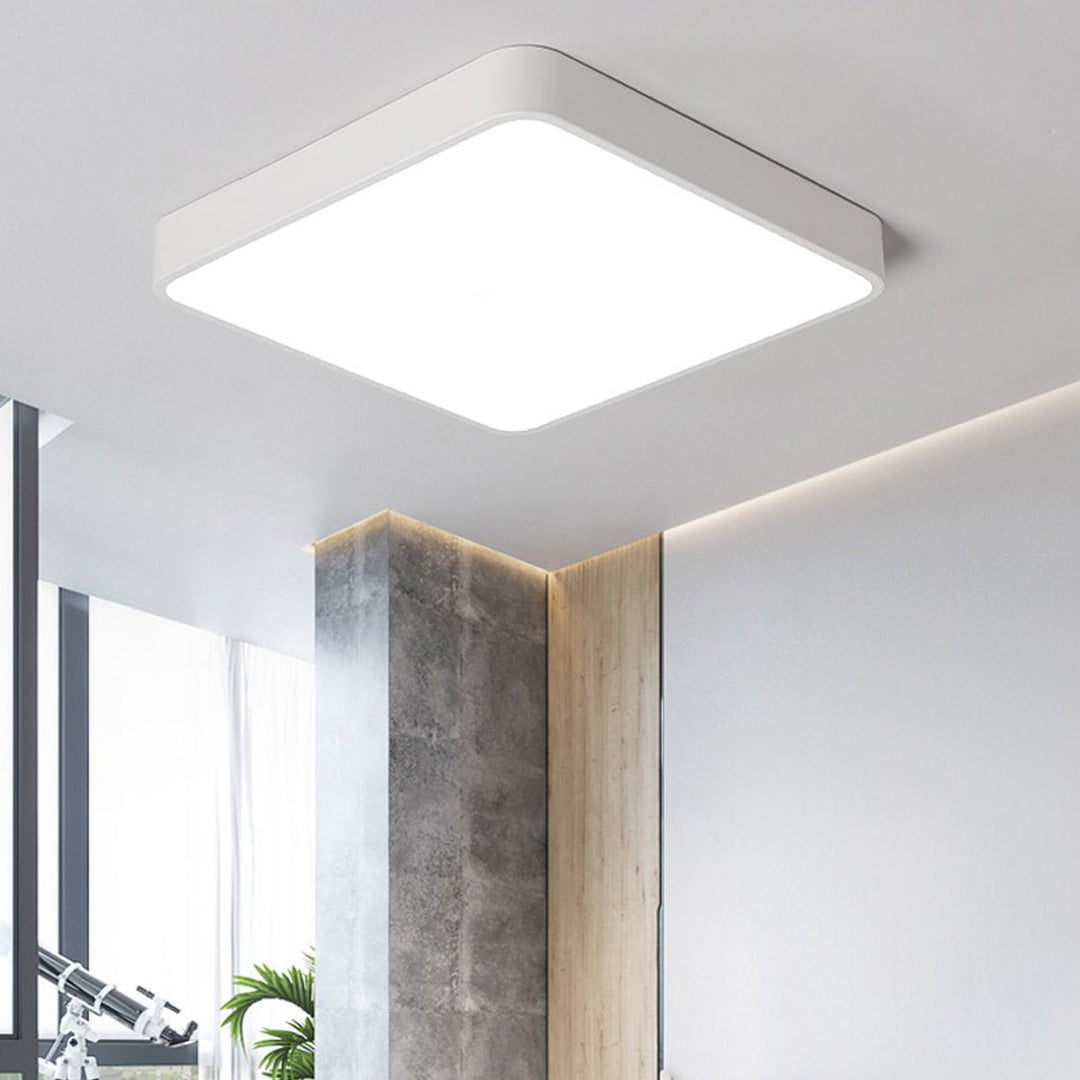 Square Ceiling Light Modern Metal Decorated LED Light