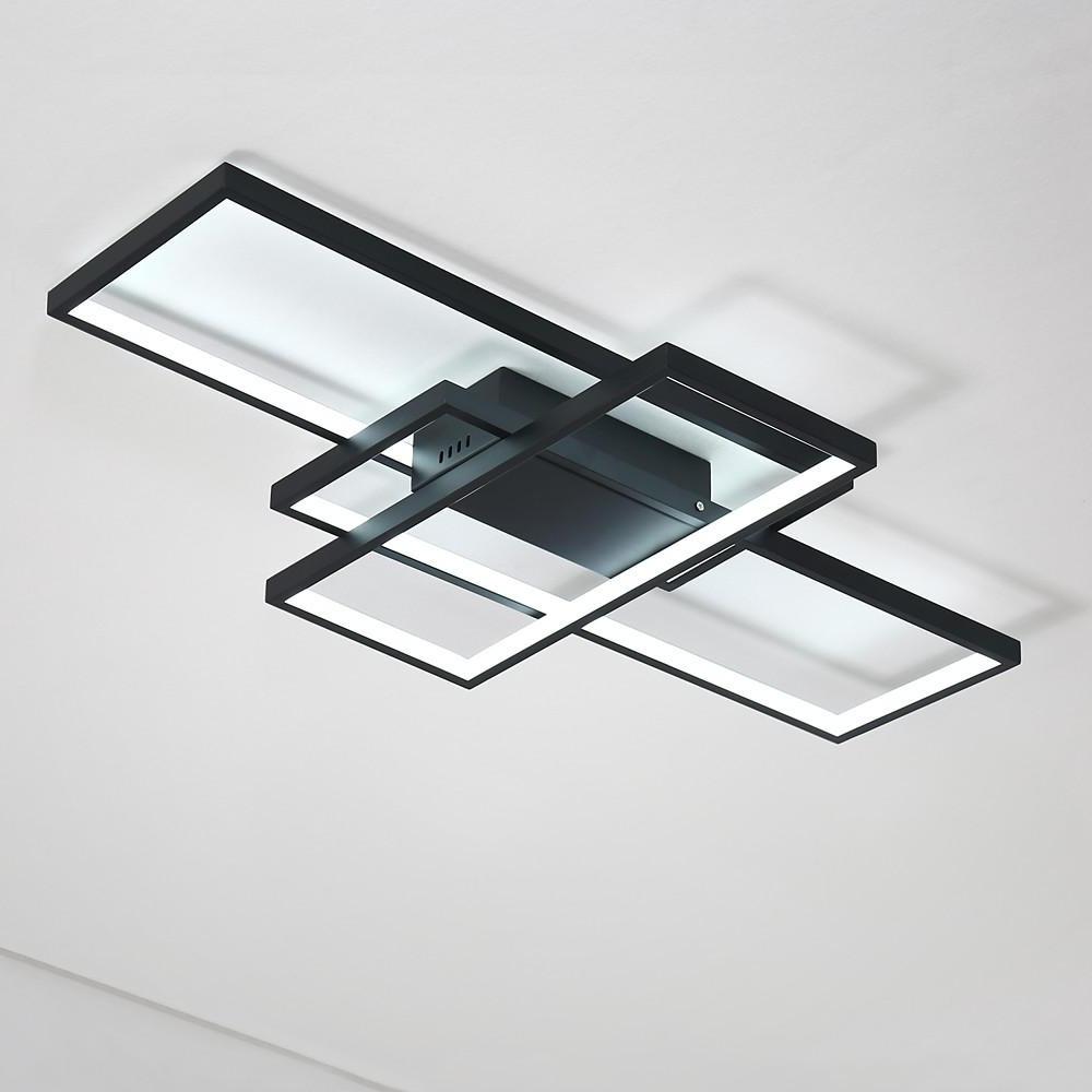 Display Of Rectangles Abstract LED Flush Mount Ceiling Lights