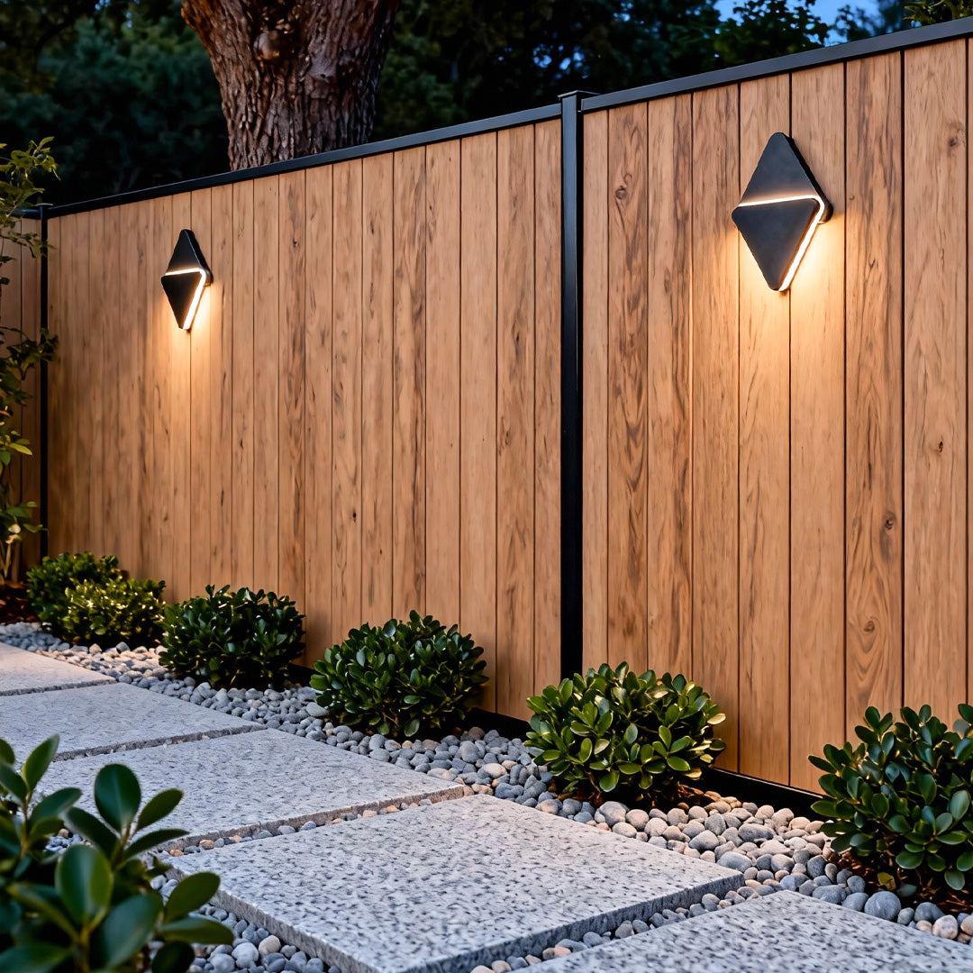 Outdoor Lighting Sconce Waterproof European Style Geometric Lamp