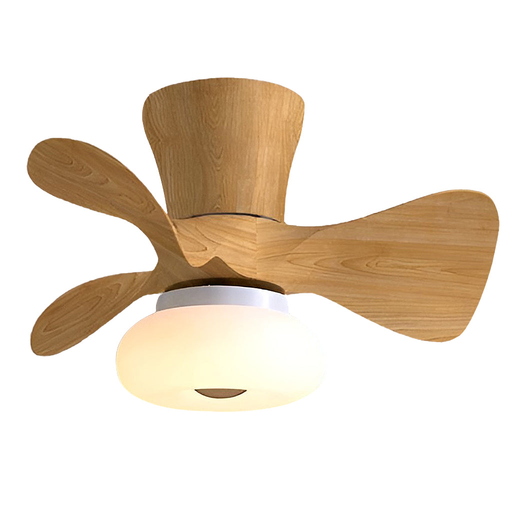 Macaron Ceiling Fan with Light Modern Decoration LED Light