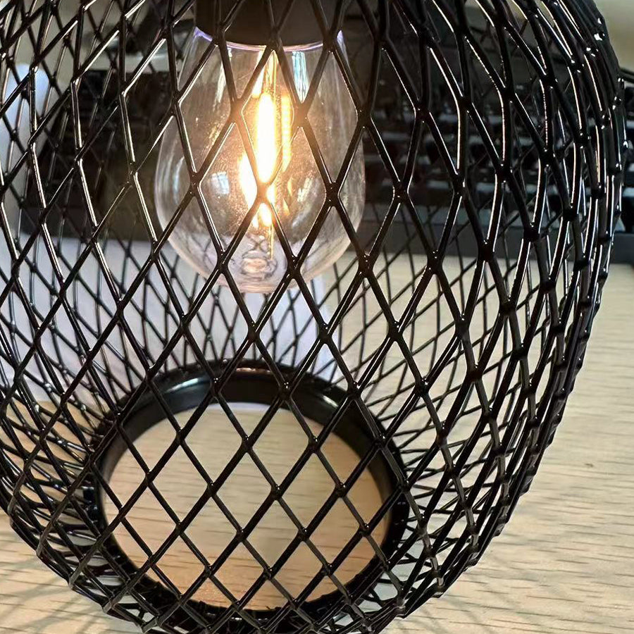 Lantern Style Outdoor Lights Solar Iron Mesh Hanging Lights