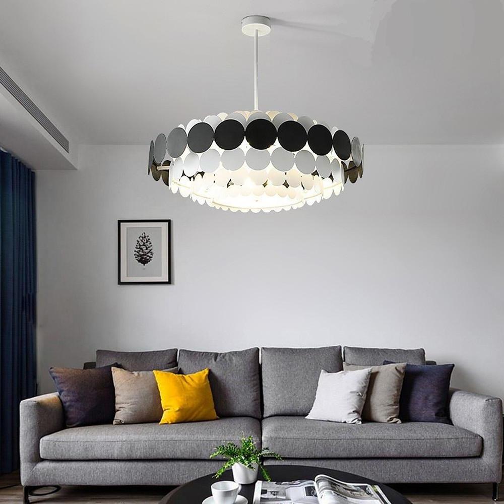 Circles Frills Blue Pendant Light Metal Stylish Ceiling Light