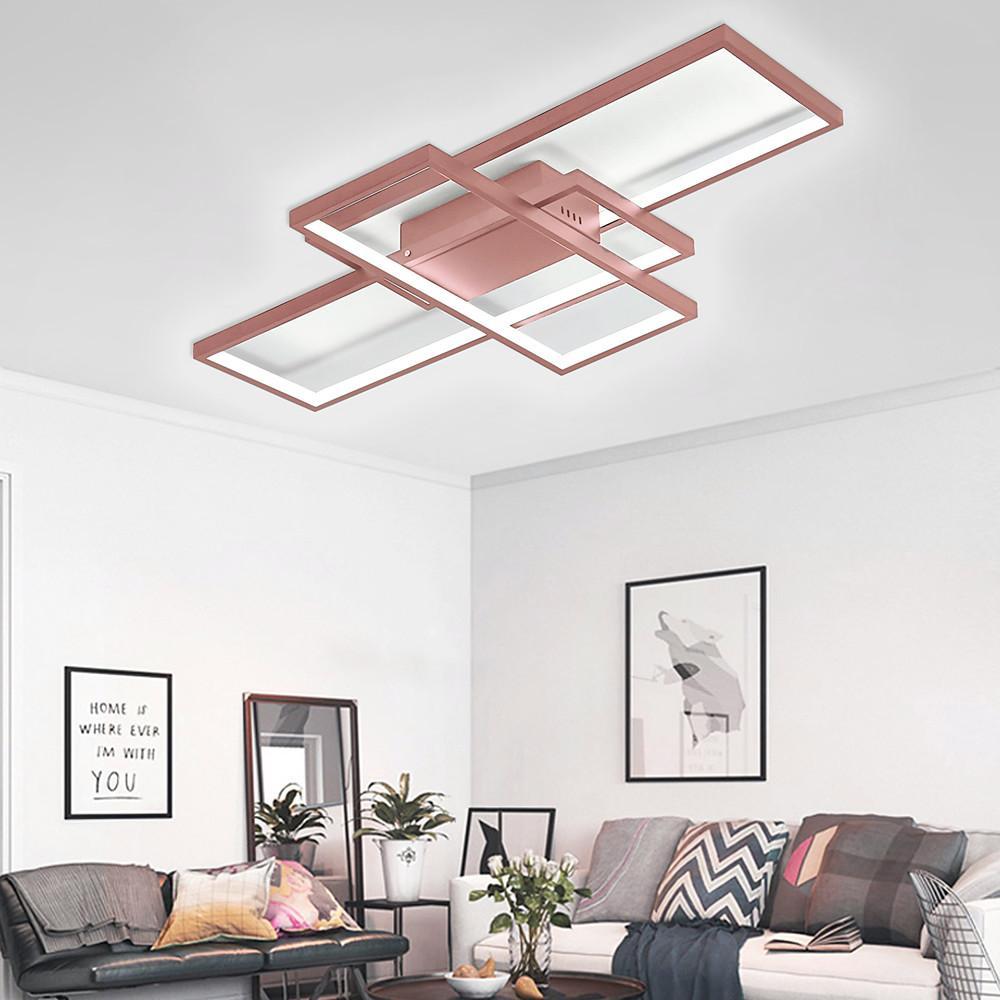 Display Of Rectangles Abstract LED Flush Mount Ceiling Lights