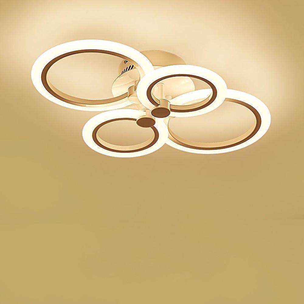 Circles Aluminum Acrylic Flush Mount Lighting LED Ceiling Lights