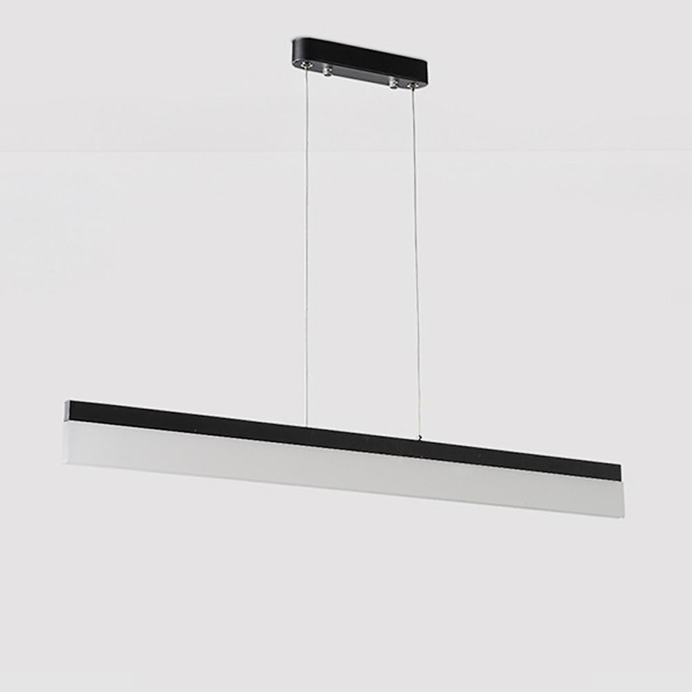 Modern Aluminum Acrylic Pendant Lights Elongated Linear Ceiling Lights