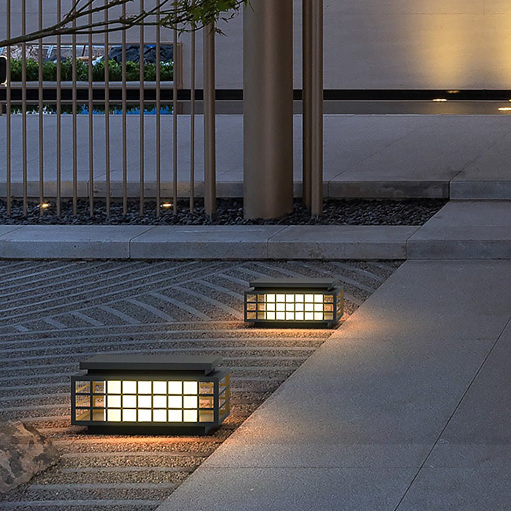 Zen Garden Light Vintage Filigree Pattern Landscape Light