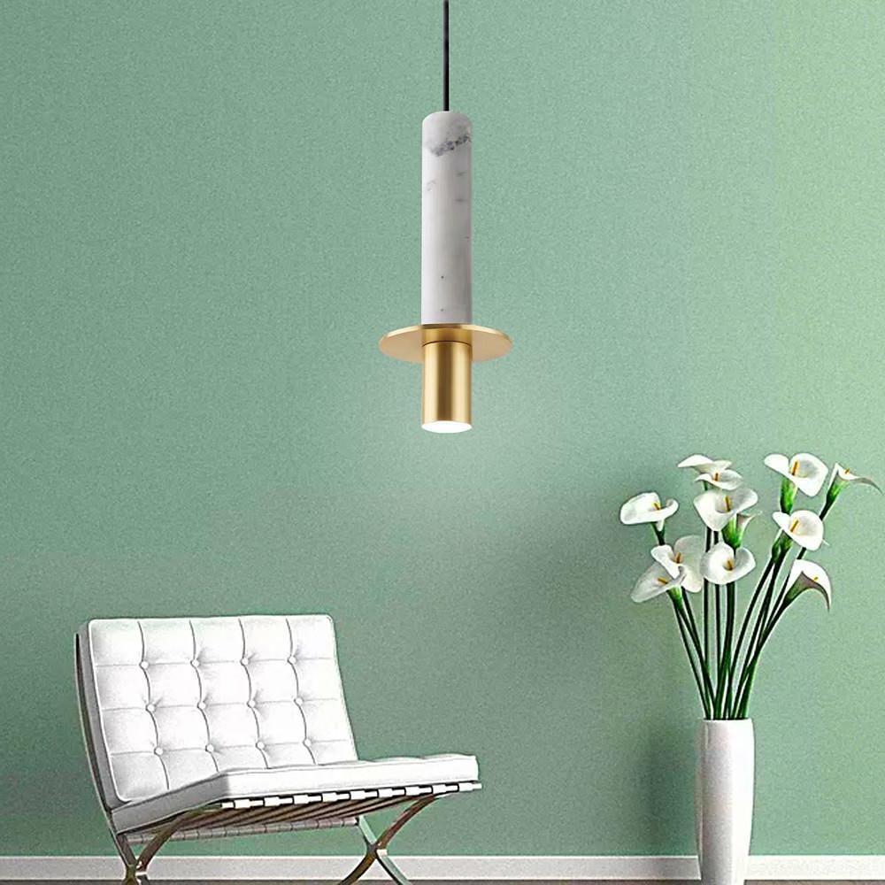 1 Light Pendant Light Cylindrical Circular LED Classic Island Lights