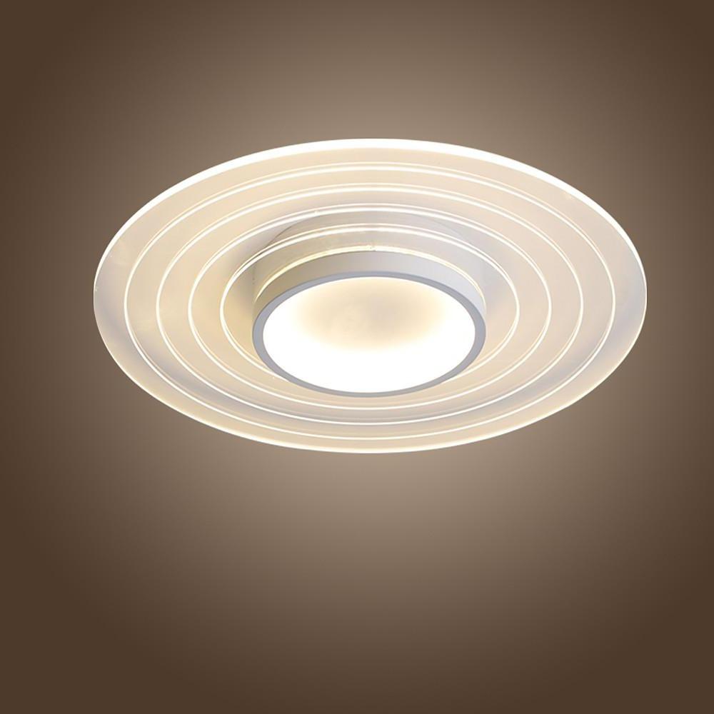 Multiple Circles Dimmable LED Modern Flush Mount Lighting Ceiling Lights for Bedroom