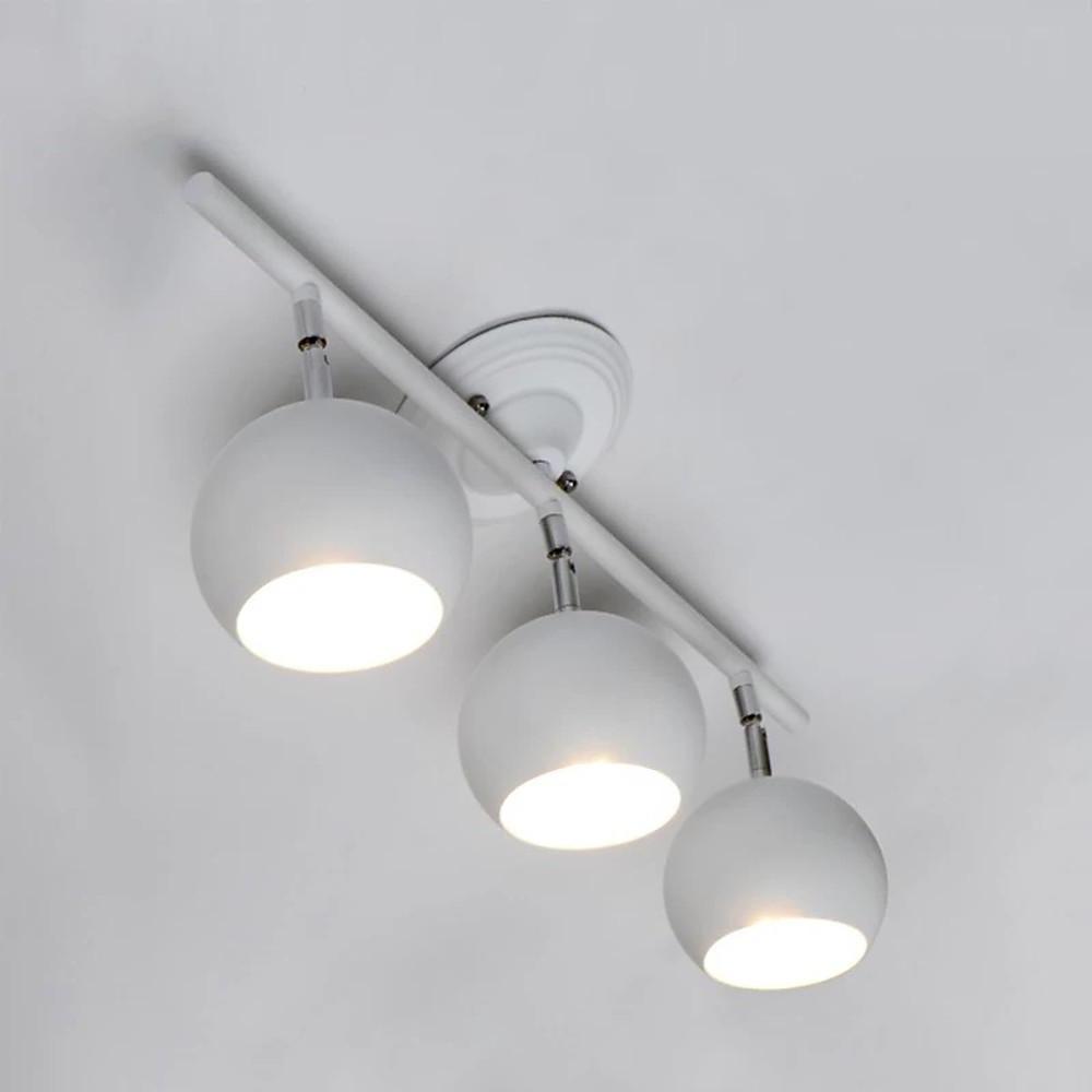 3-Light Bowled Metal Semi Flush Mount Ceiling Light – Modern & Bright